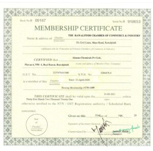 membership certificates